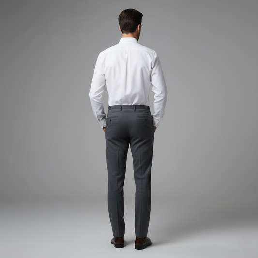 Oxford Solid — Crisp White