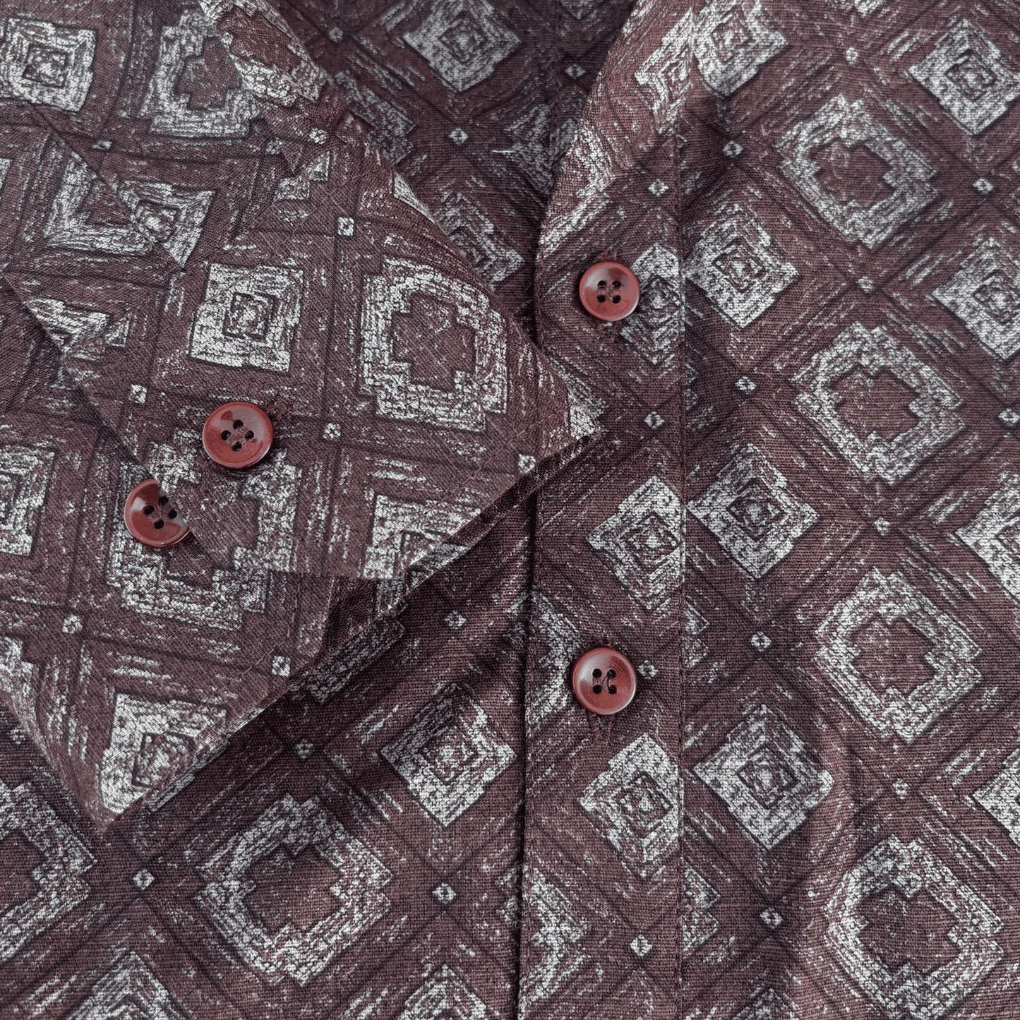 Burgundy/Maroon Print