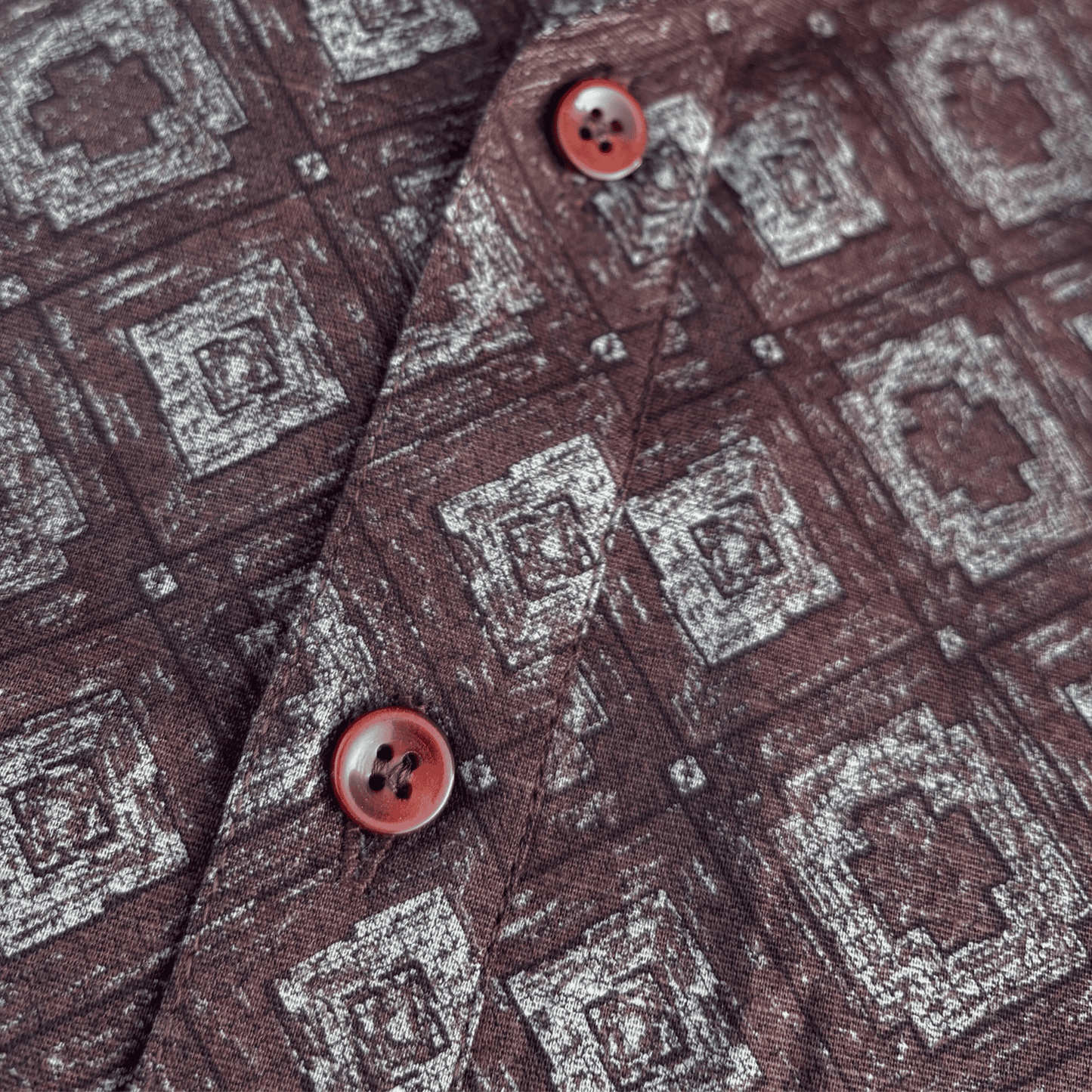 Burgundy/Maroon Print