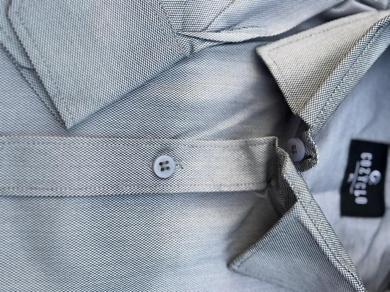 Black Micro-Checks Shirt