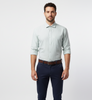 Green Thin-Stripe Shirt