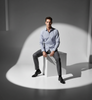 Grey Thin-Stripe Shirt