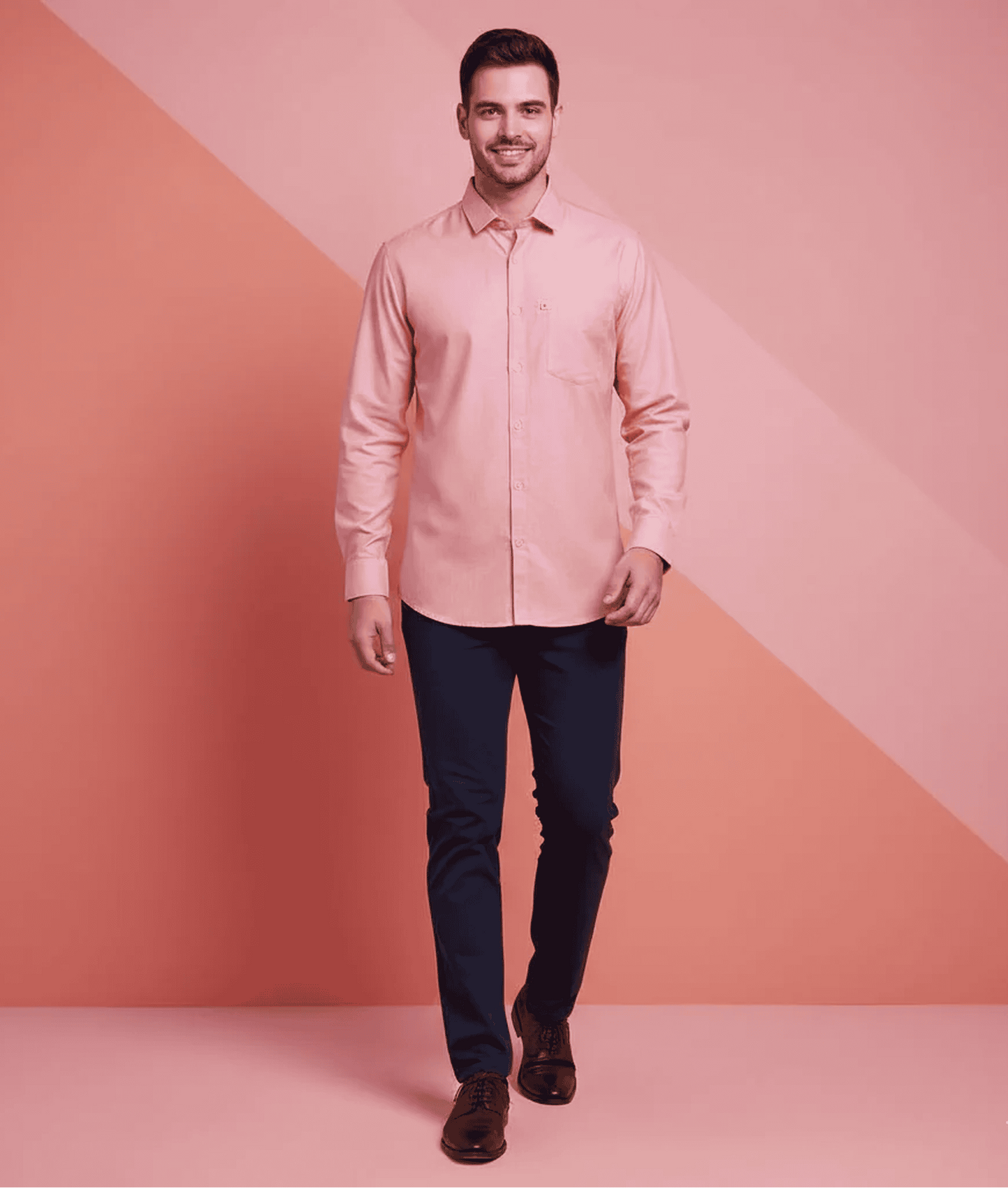 Red Micro-Checks Shirt