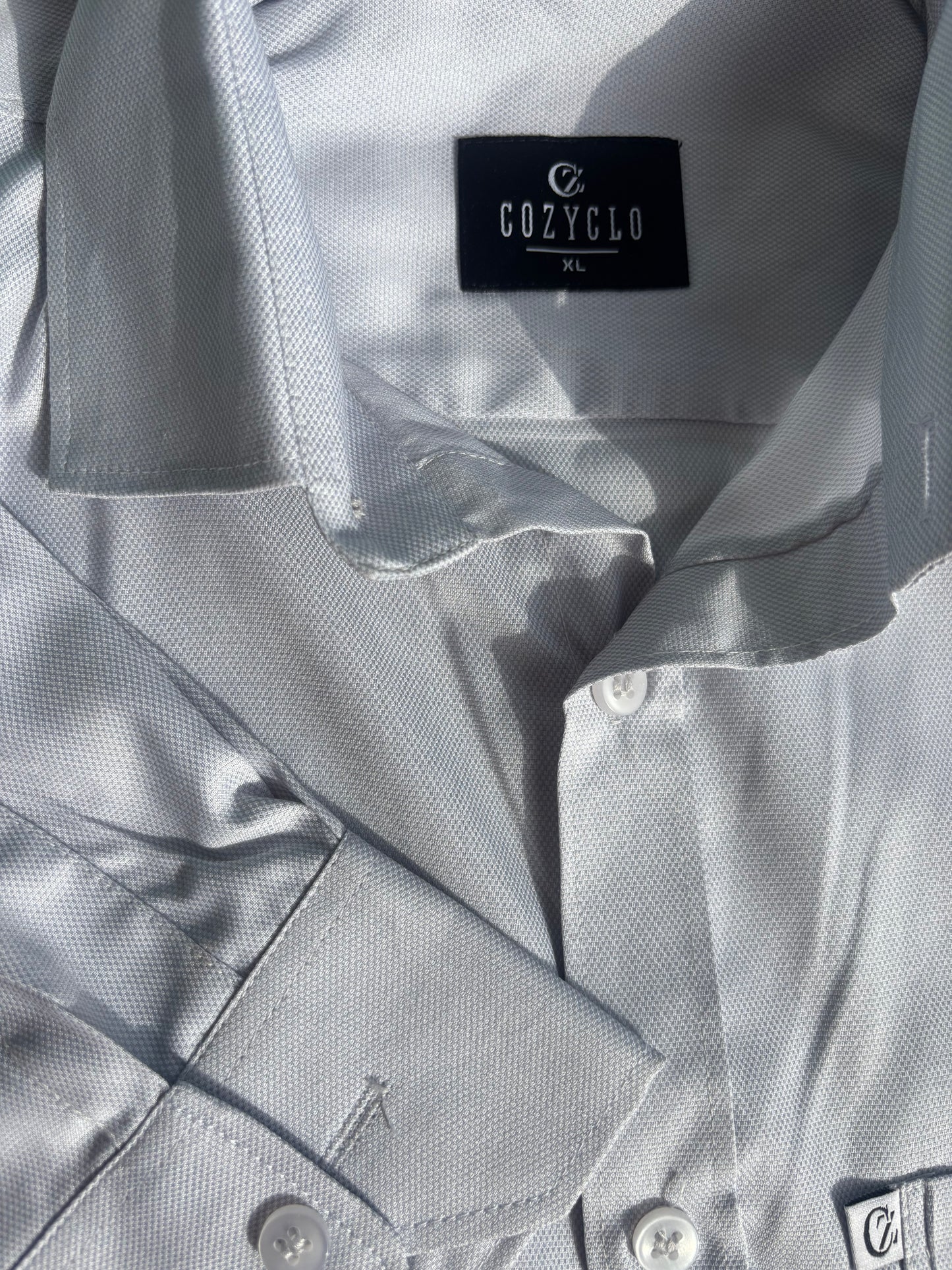 Grey Micro-Checks Shirt